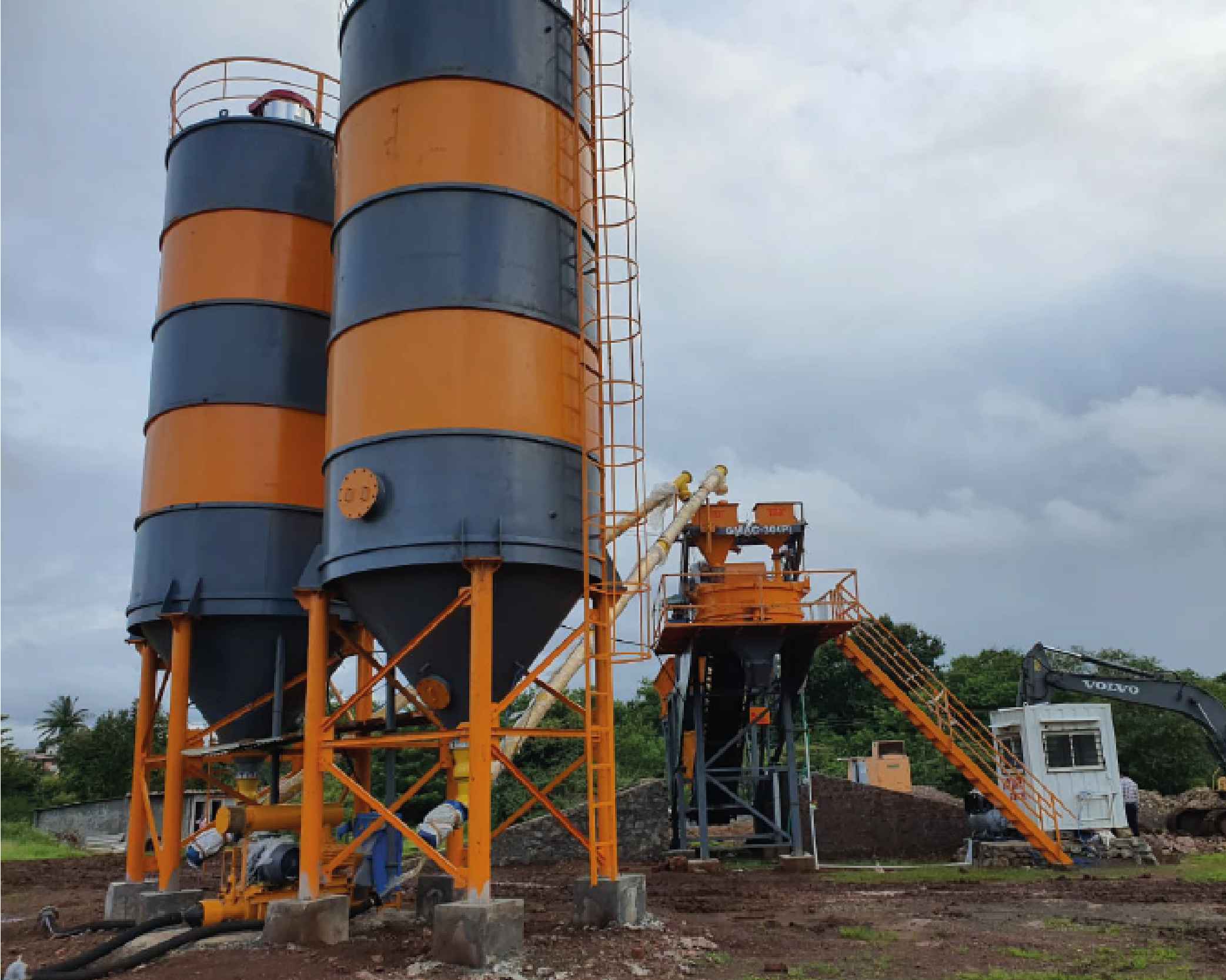 Compact Concrete Batching Plant Manufacturers  in india